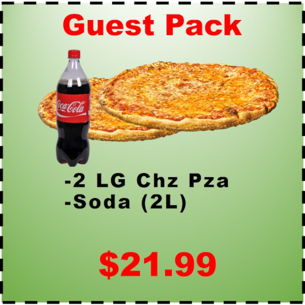 Guest Pack Pizza Coupon Deal