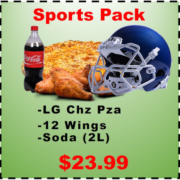 Sports Pack Pizza Coupon Special